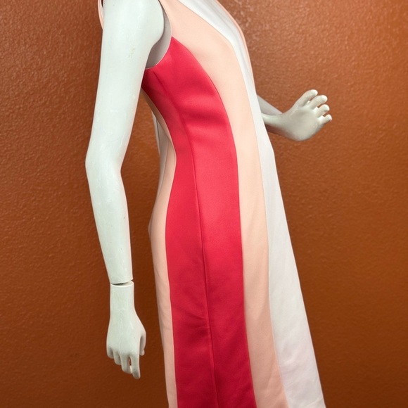 Calvin Klein Elegant Colorblock Sleeveless Sheath Dress Size 10 E54 - Picture 5 of 16